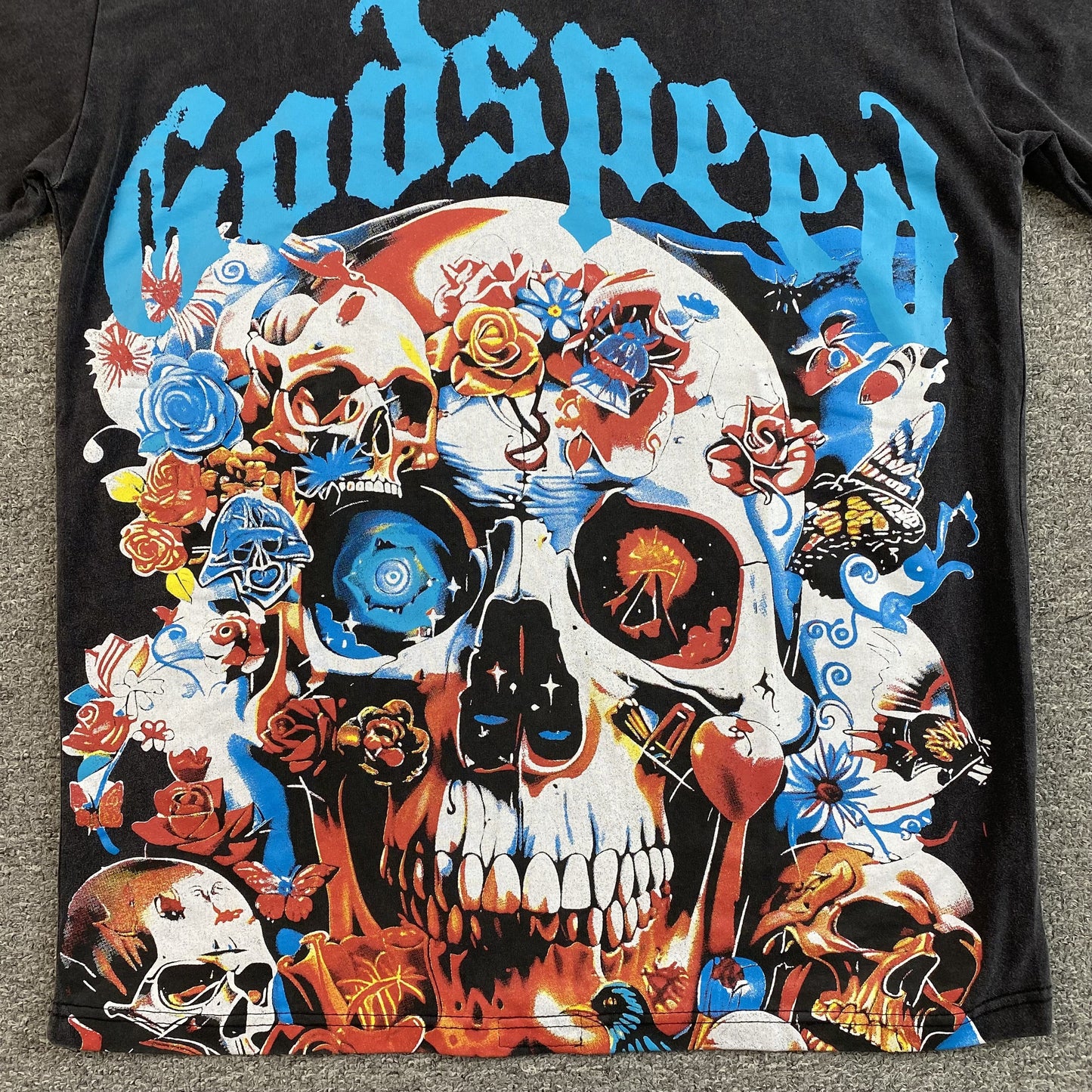 GODSPEED ETERNAL DREAM T-SHIRT WASHED BLACK - Phantom Kicks