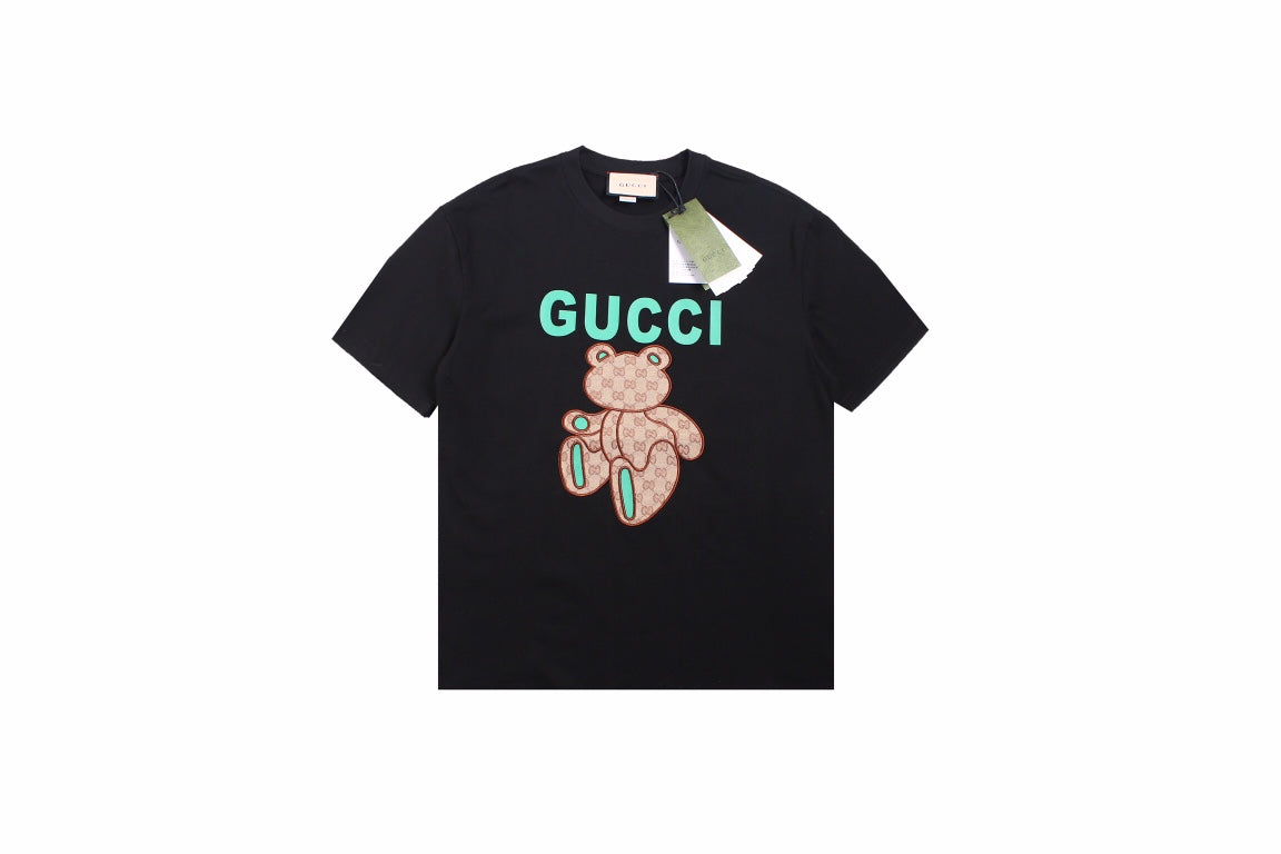 Gucci Teddy Bear Print T-Shirt - Cream - Phantom Kicks