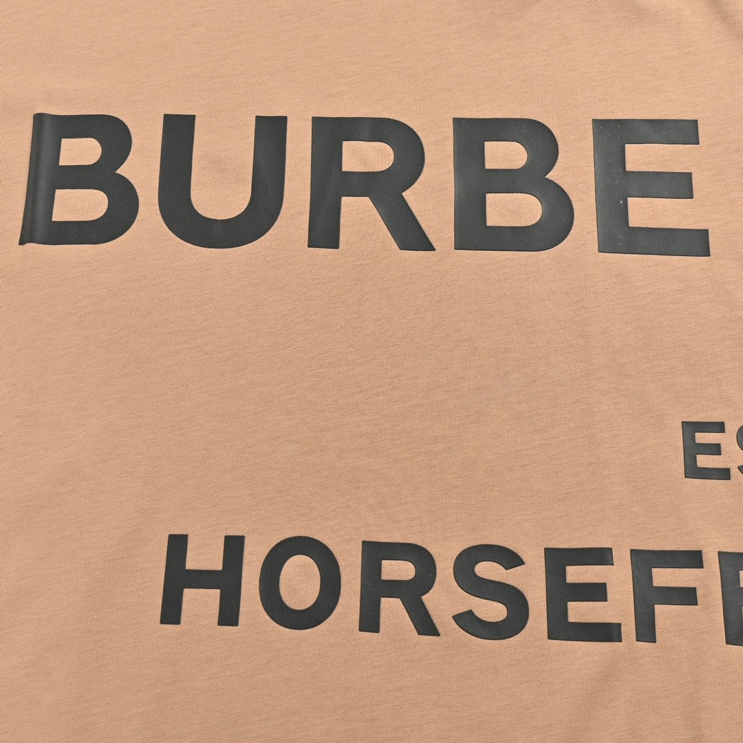 Burberry Beige T-Shirt with Graphic Text - Phantom Kicks