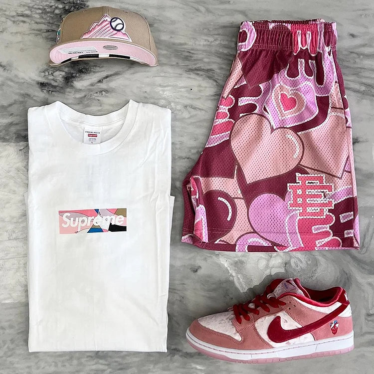EE Beach Sports Shorts Heart Pink - Phantom Kicks