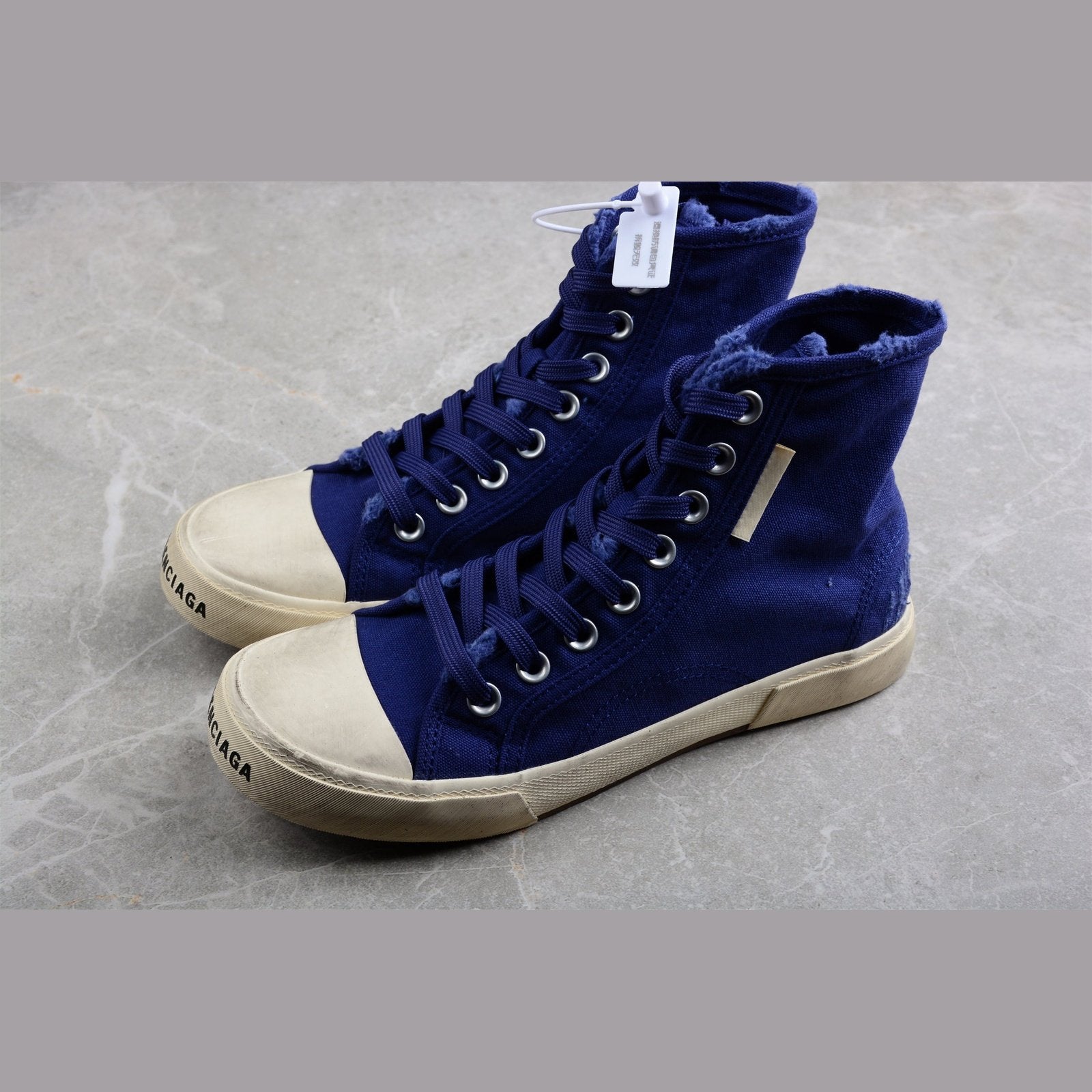 BALENCIAGA PARIS HIGH VULC DESTR x BLUE - Phantom Kicks