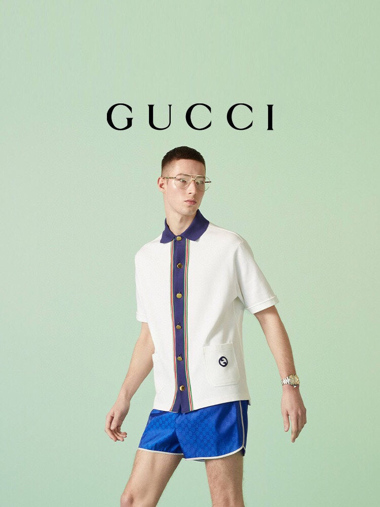 Gucci Contrast Collar Shirt - Phantom Kicks