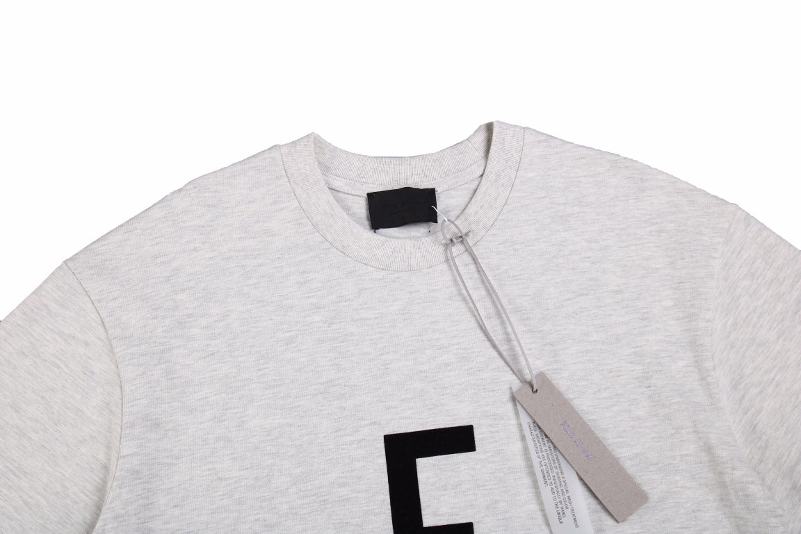 Fear of God Letter F T-Shirt (Light Grey) - Phantom Kicks