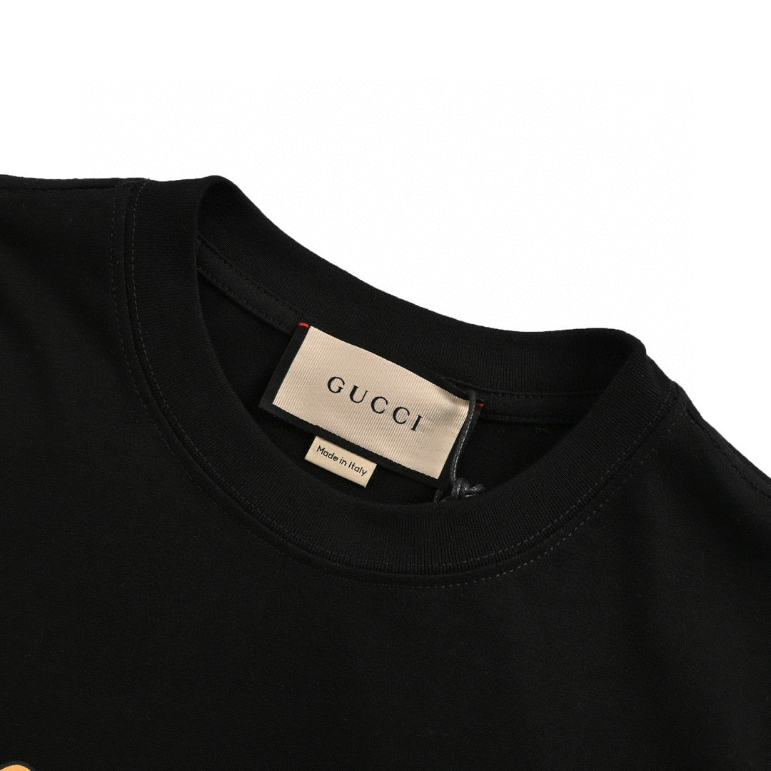 Gucci Black T-Shirt with Dragon Graphic - Phantom Kicks
