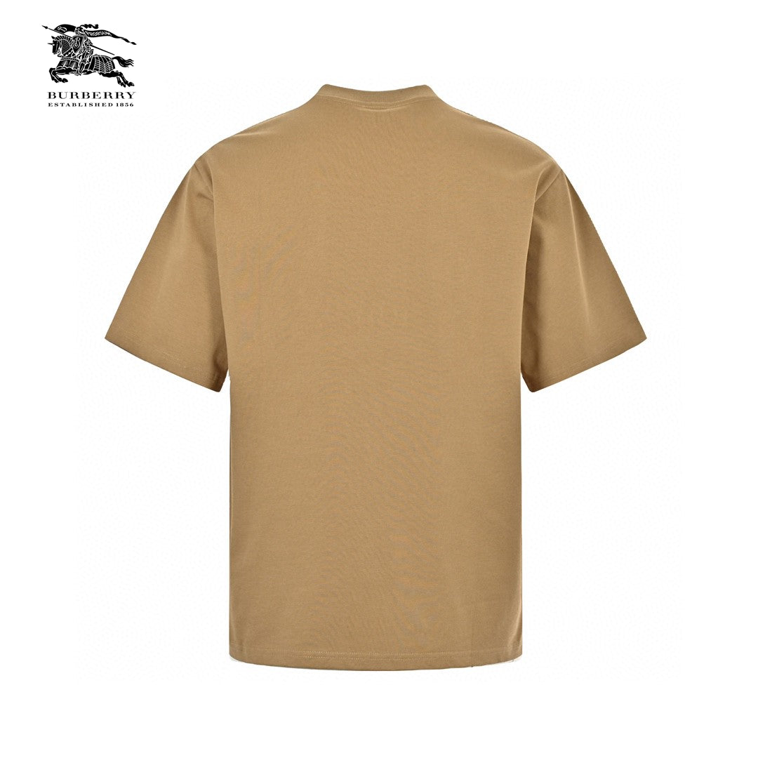 Burberry T-Shirt - Tan with Graphic Design - Phantom Kicks