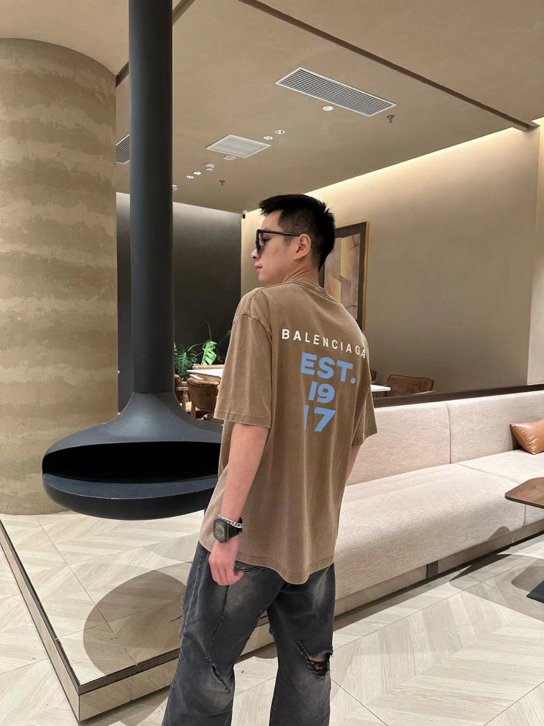 Balenciaga T-Shirt - Berlin Graphic - Phantom Kicks