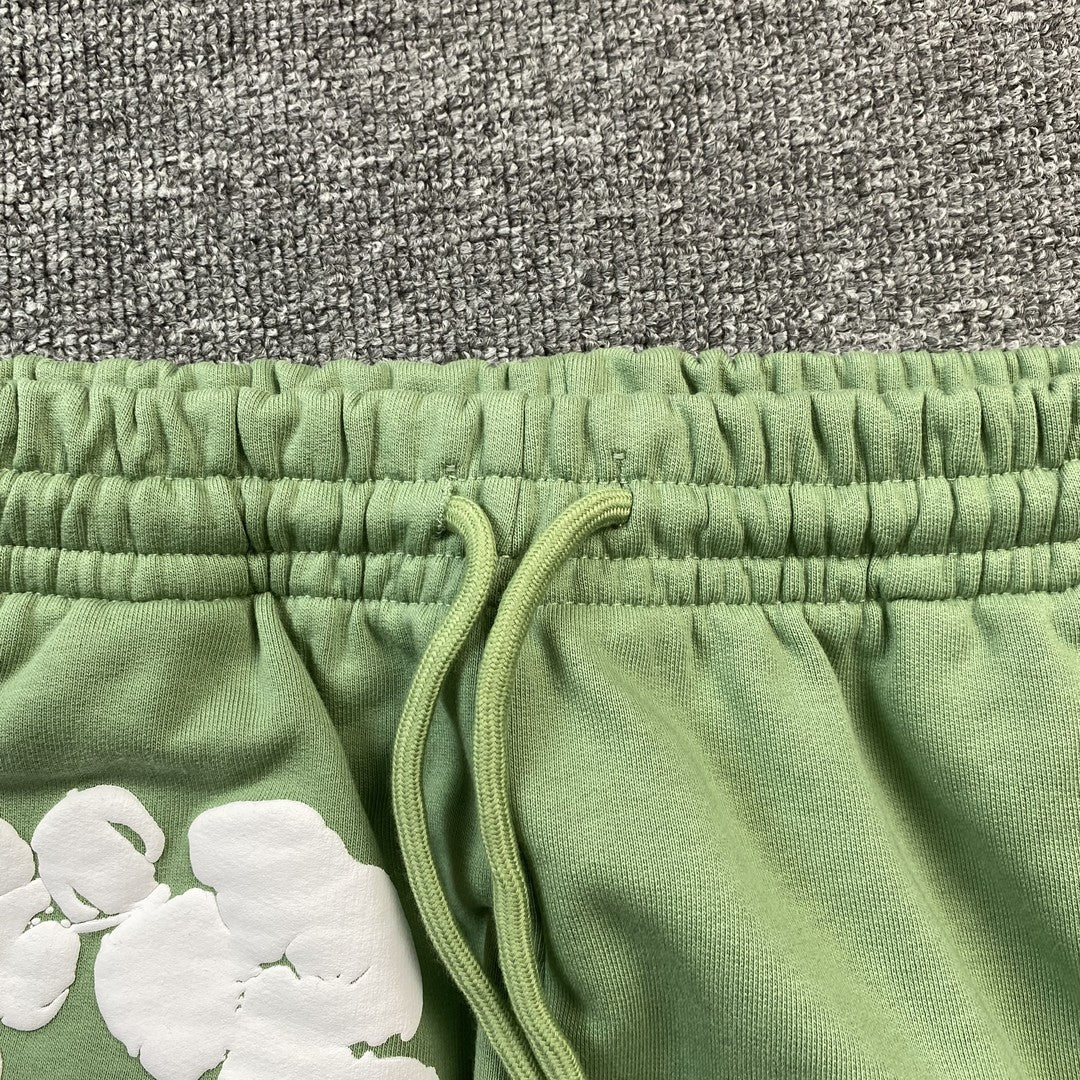 DENIM TEARS COTTON WREATH SWEATPANTS LIGHT GREEN - Phantom Kicks