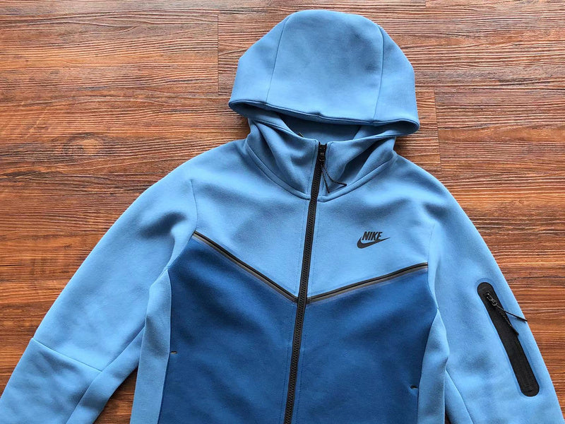 NIKE TECH FLEECE HOODIE x DUTCH BLUE/COURT BLUE - Phantom Kicks