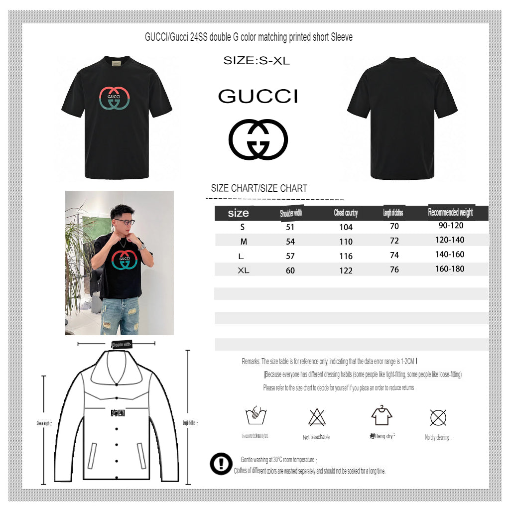 Gucci Interlocking GG Black T-Shirt - Phantom Kicks