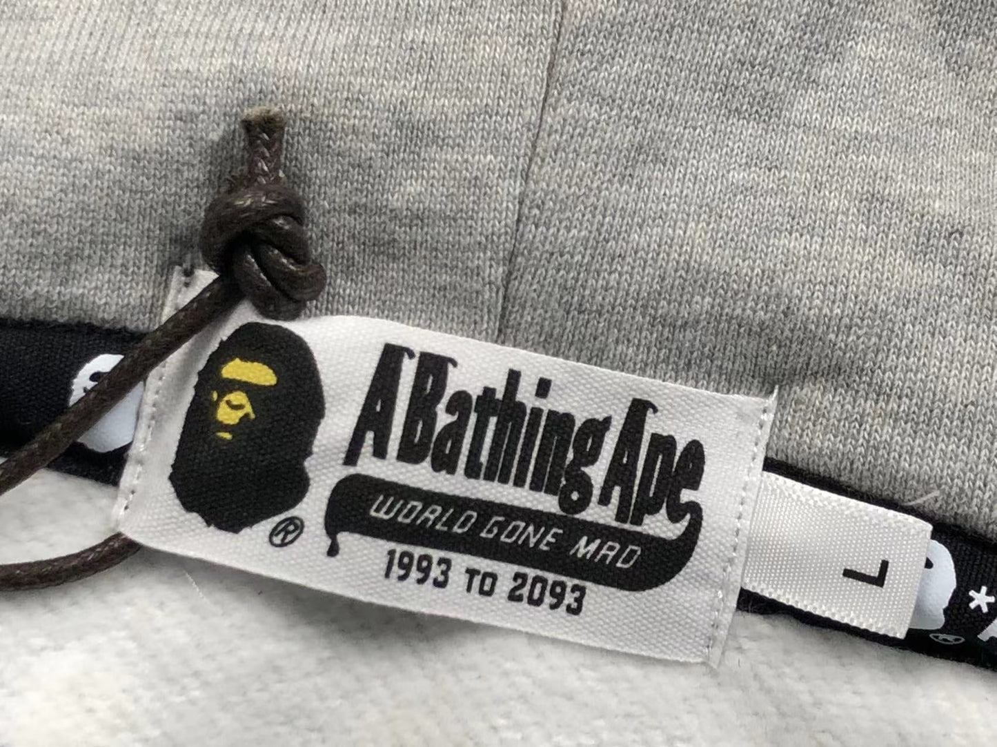 BAPE SPACE CAMO DOUBLE SHARK FULL ZIP HOODIE WHITE - Phantom Kicks