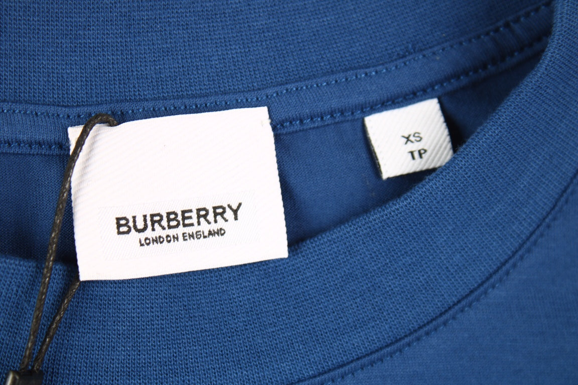 Burberry T-shirt with Gothic Logo (Blue) - Phantom Kicks