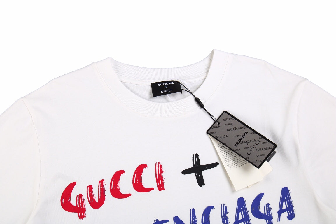 GUCCI x BALENCIAGA T-SHIRT WHITE - Phantom Kicks