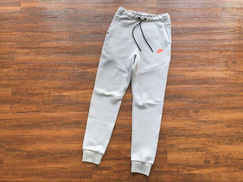 NIKE TECH FLEECE PANTS x WOLF GREY/AQUAMARINE/ORANGE - Phantom Kicks