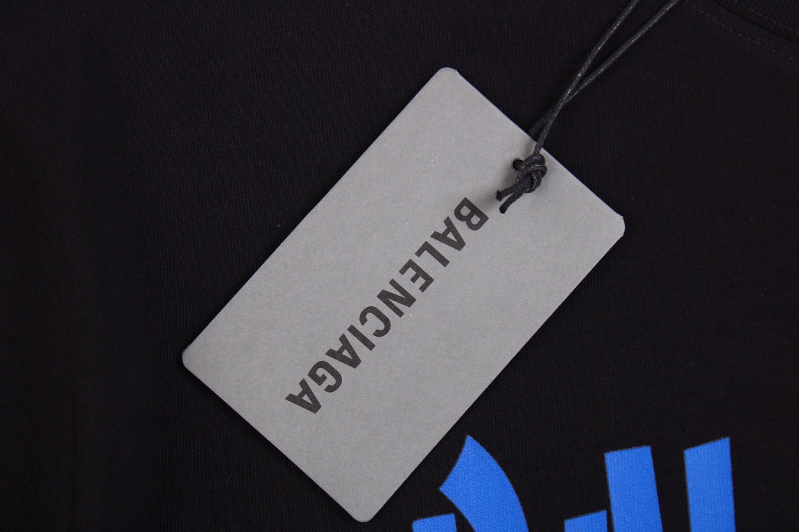BALENCIAGA FRANCE GRADIENT LOGO T-SHIRT - Phantom Kicks