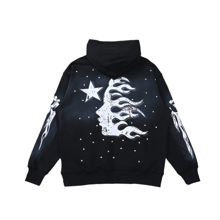 Hellstar "Path To Paradise" Black Hoodie - Phantom Kicks