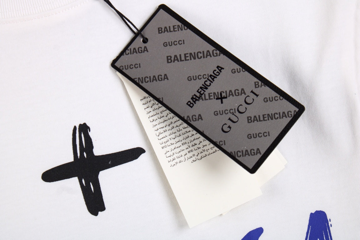 GUCCI x BALENCIAGA T-SHIRT WHITE - Phantom Kicks