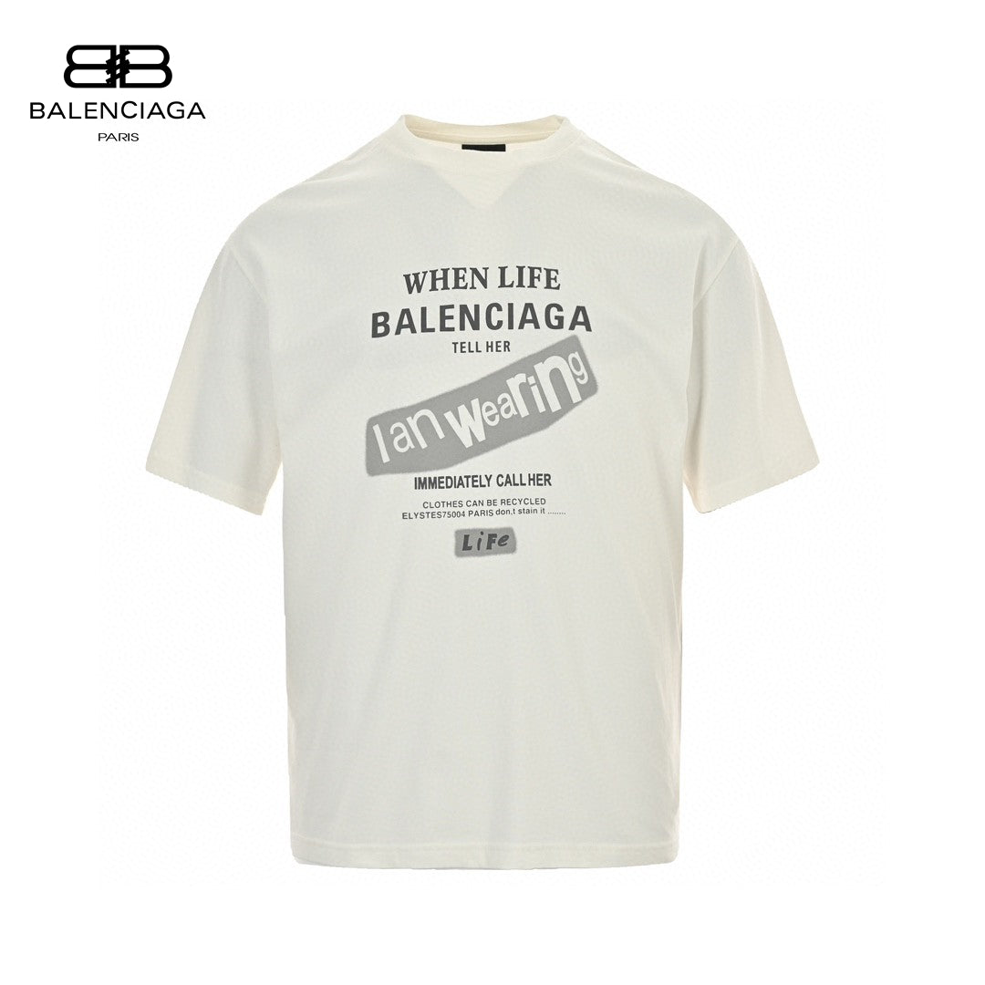 Balenciaga T-Shirt - Back Logo - Phantom Kicks