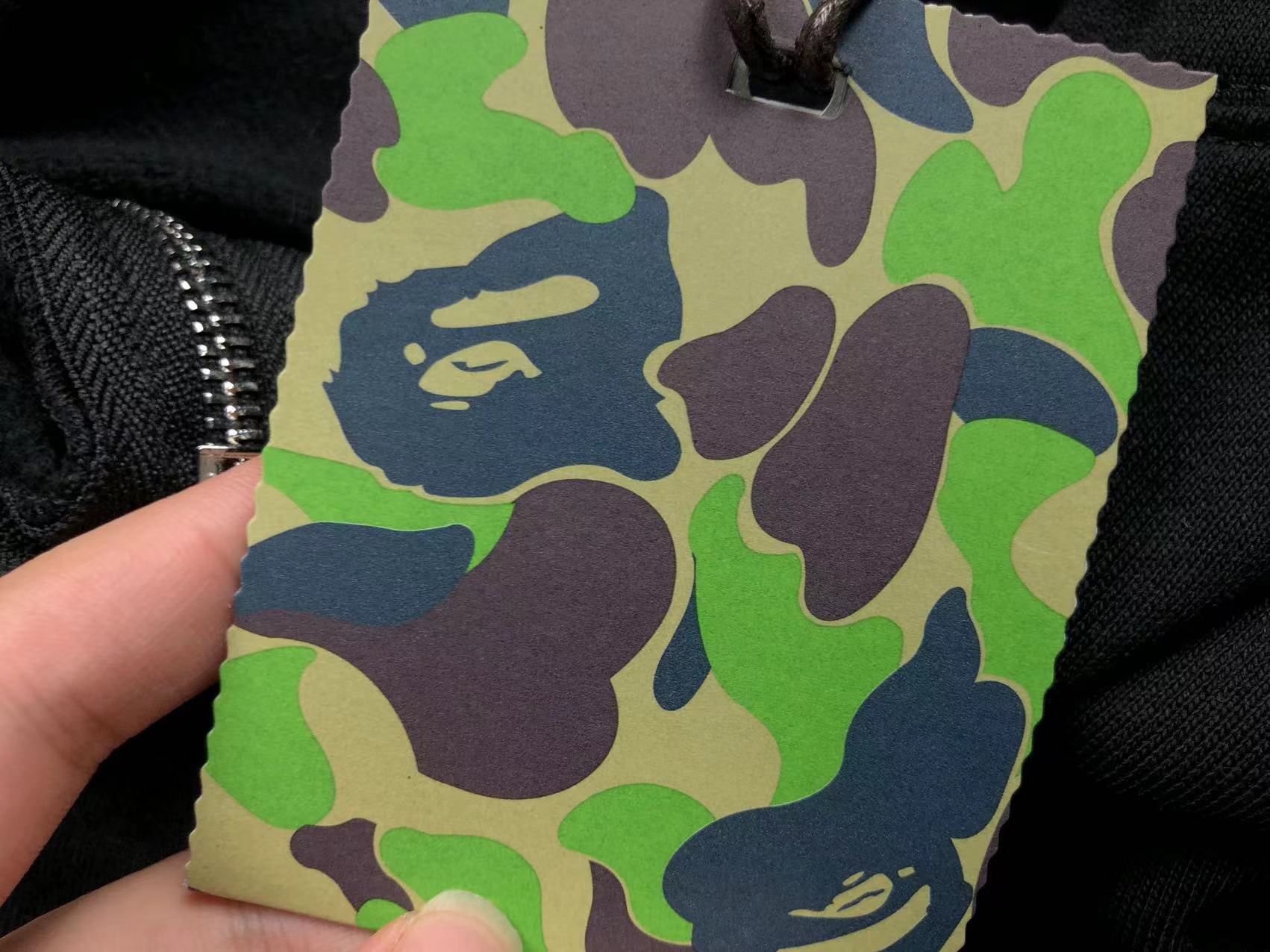 BAPE SHARK FULL ZIP HOODIE BLACK - Phantom Kicks