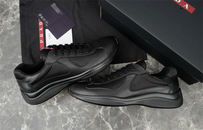 PRADA AMERICA'S CUP LEATHER BLACK - Phantom Kicks