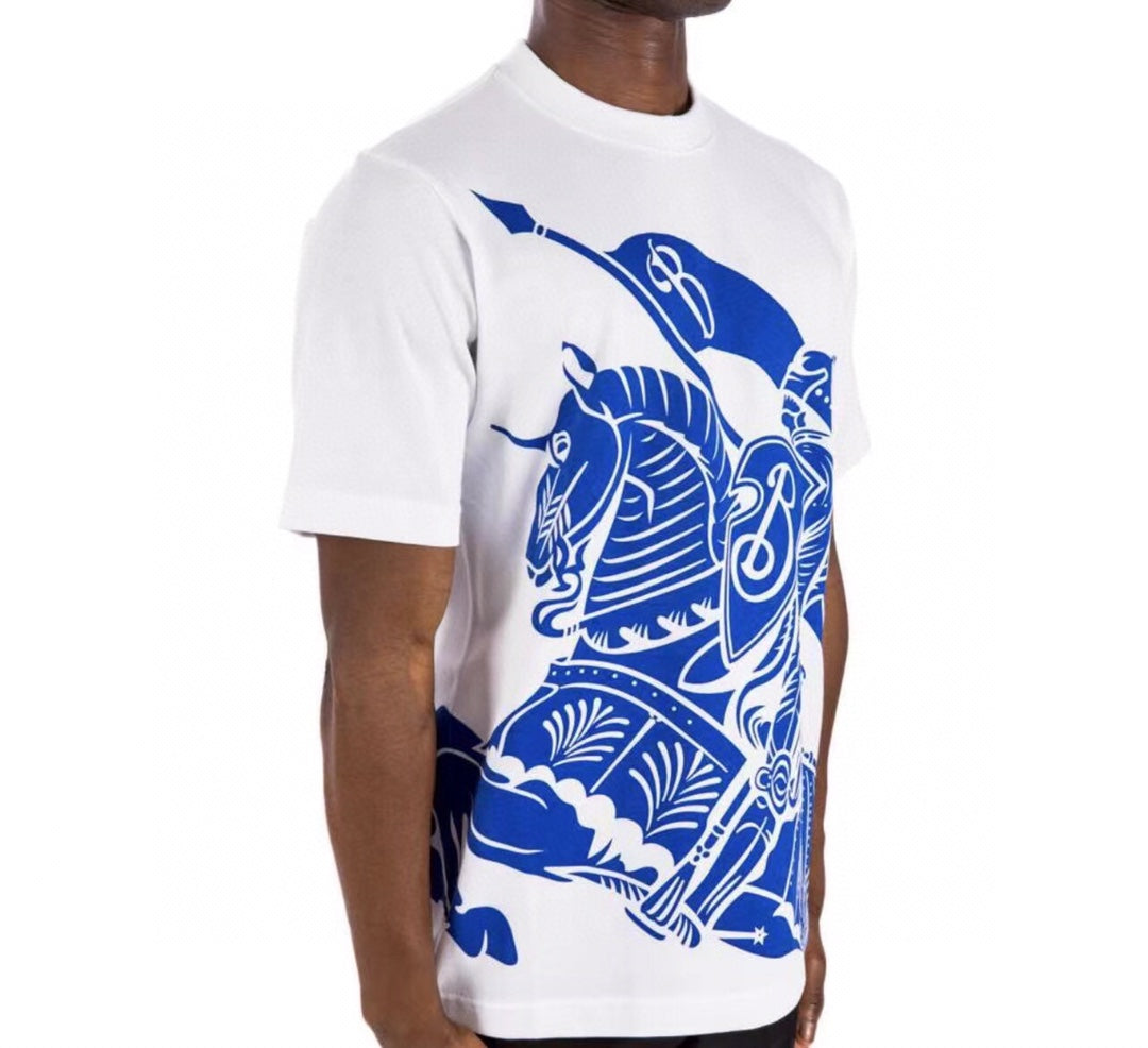 Burberry Knight Print T-Shirt - White - Phantom Kicks