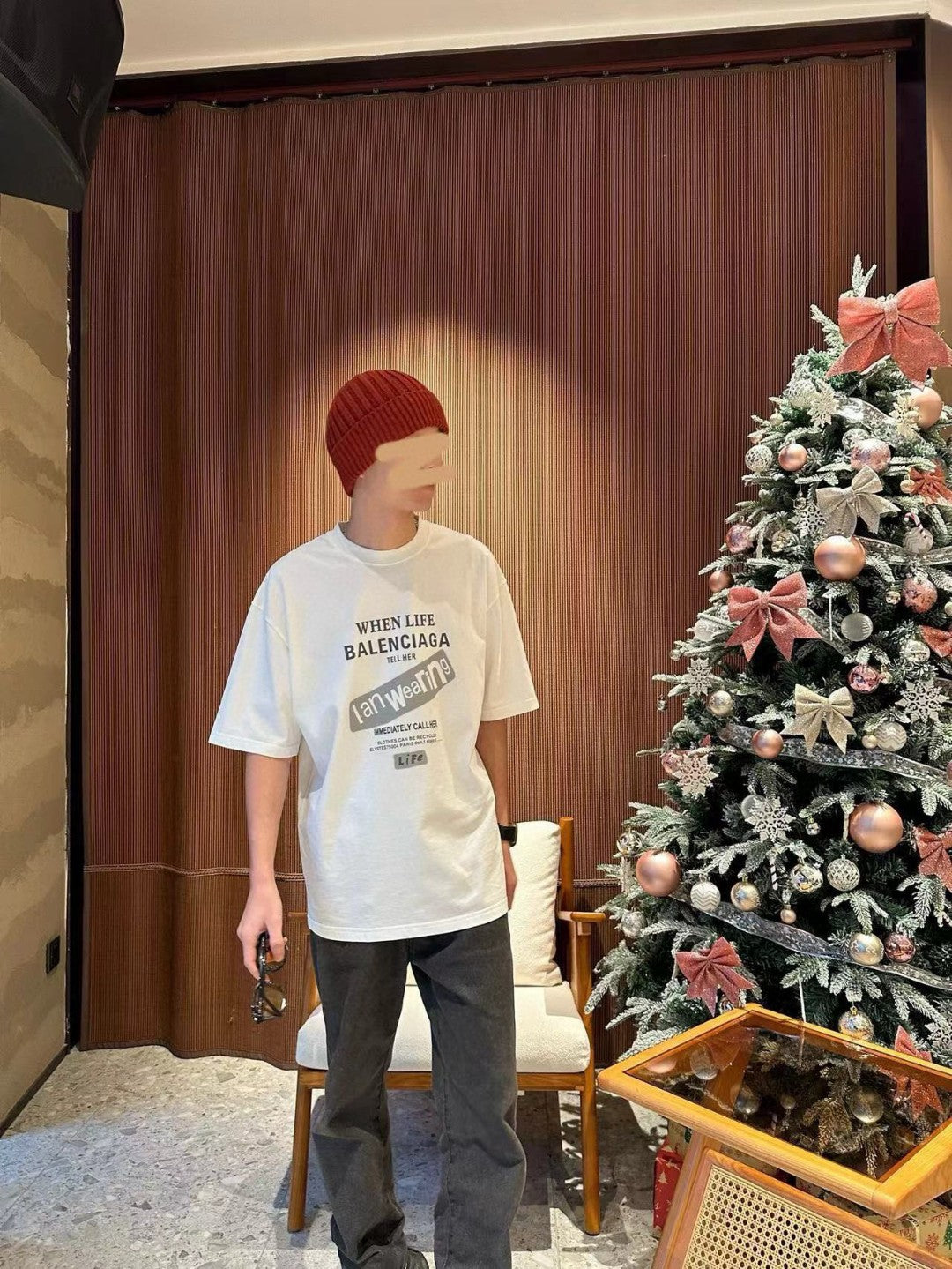 Balenciaga T-Shirt - Back Logo - Phantom Kicks