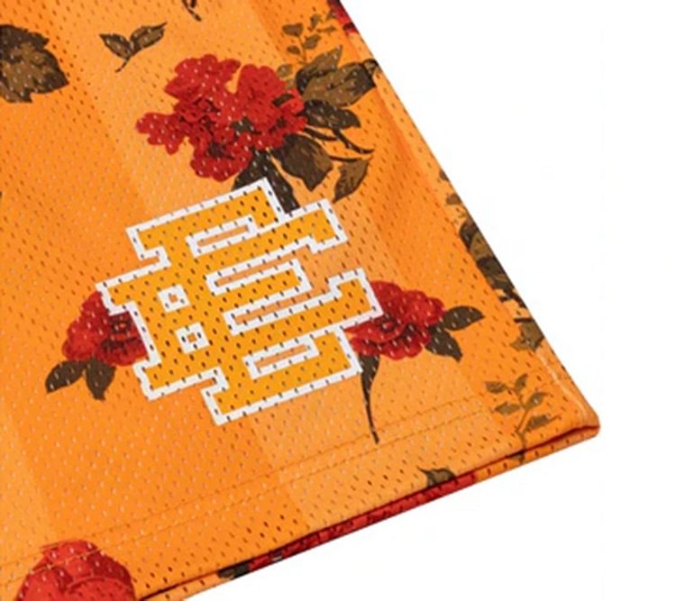 EE Mesh Short Red Rose-Yellow - Phantom Kicks