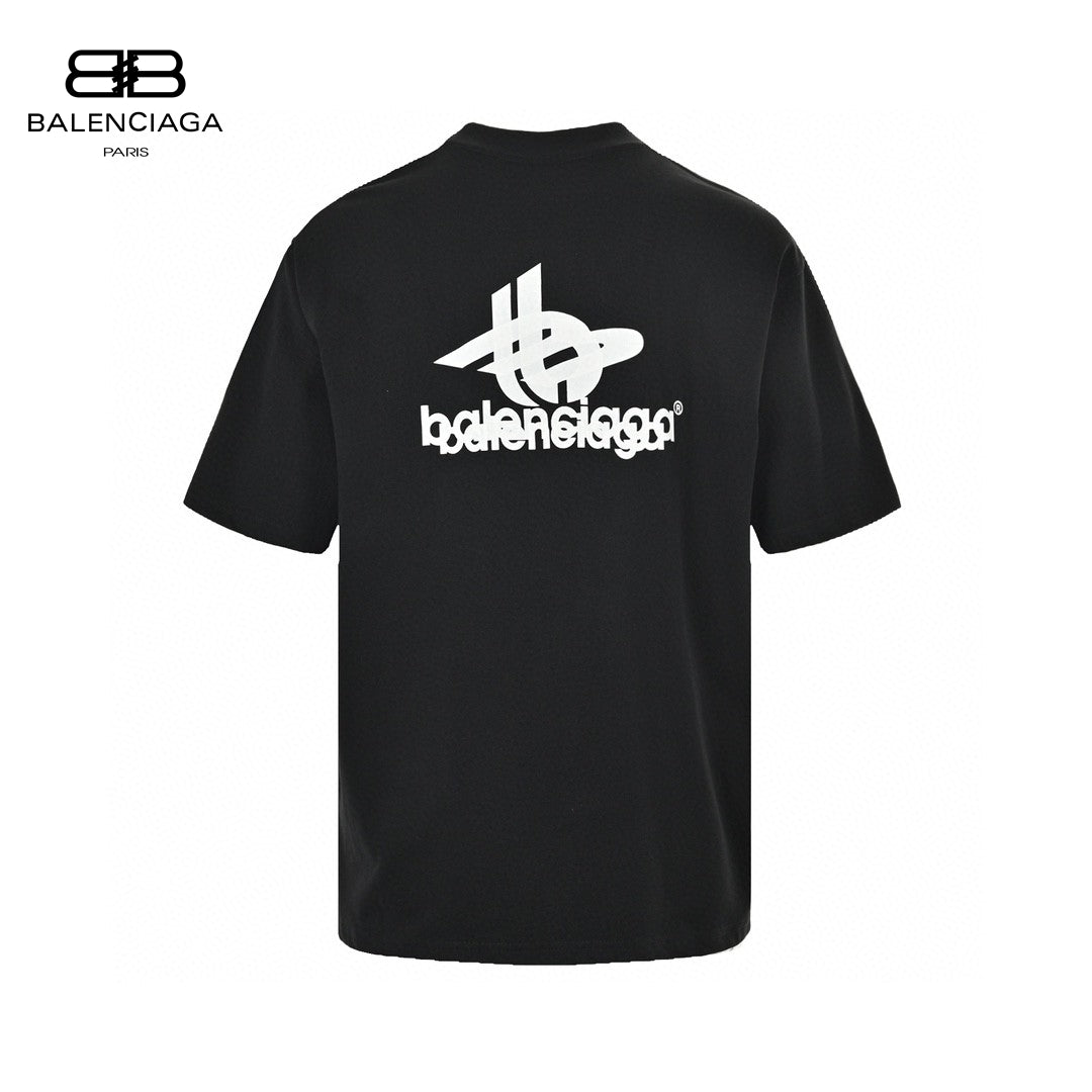 Balenciaga T-Shirt - Overlapping Logo - Phantom Kicks