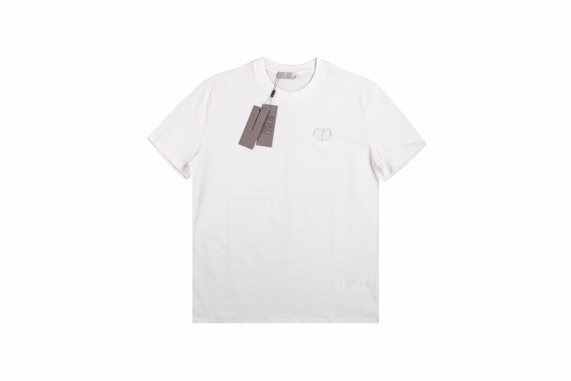 Dior Double D Logo T-Shirt (White) - Phantom Kicks