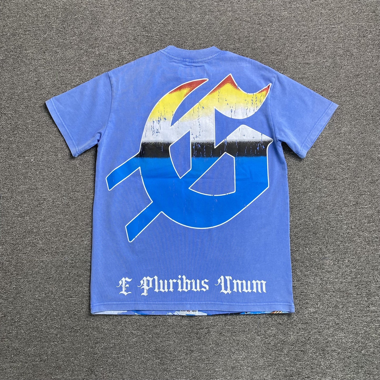 GODSPEED ARTIFICIAL LOVE T-SHIRT WASHED BLUE - Phantom Kicks