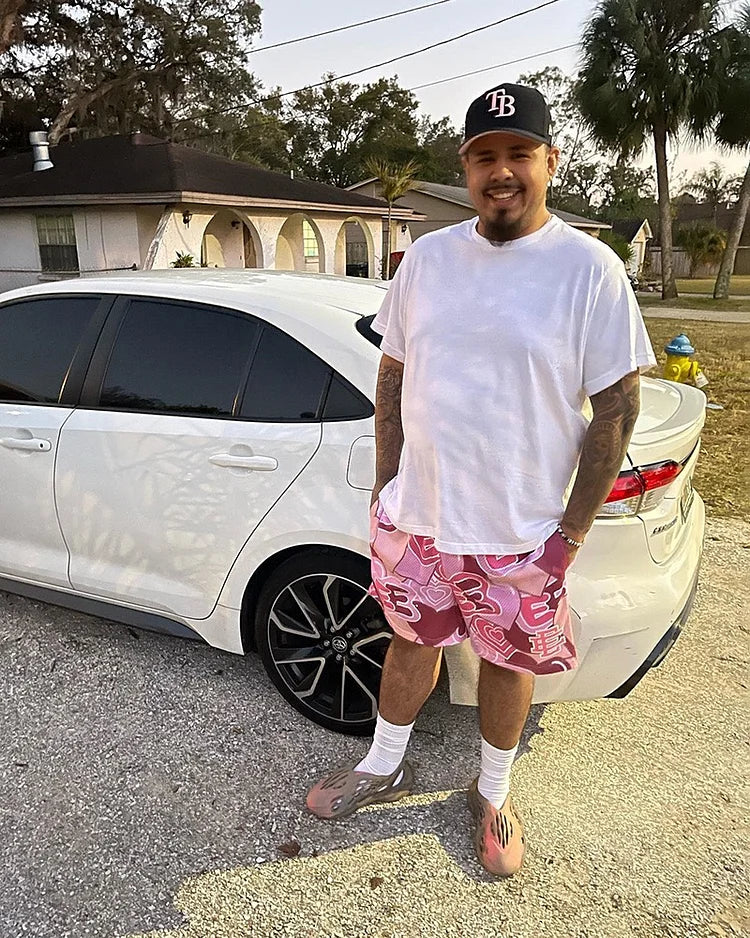 EE Beach Sports Shorts Heart Pink - Phantom Kicks