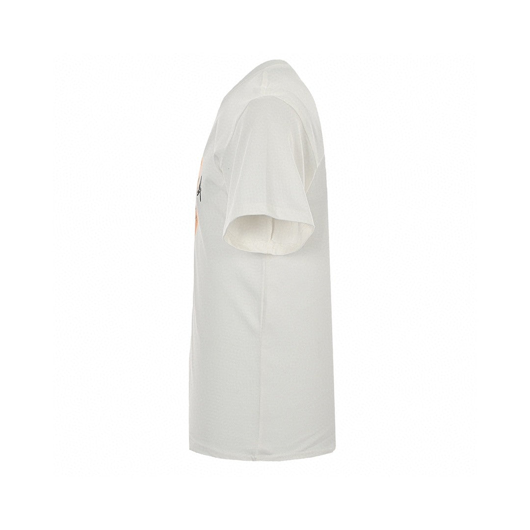 Balenciaga White T-Shirt with Graphic Design - Phantom Kicks