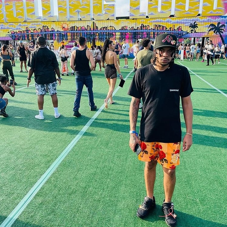 EE Mesh Short Red Rose-Yellow - Phantom Kicks