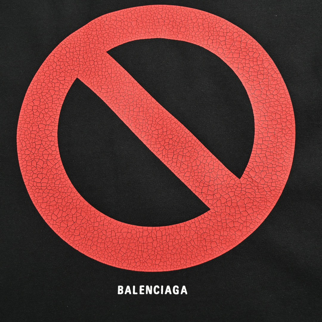 Balenciaga T-Shirt - Prohibition Symbol - Phantom Kicks