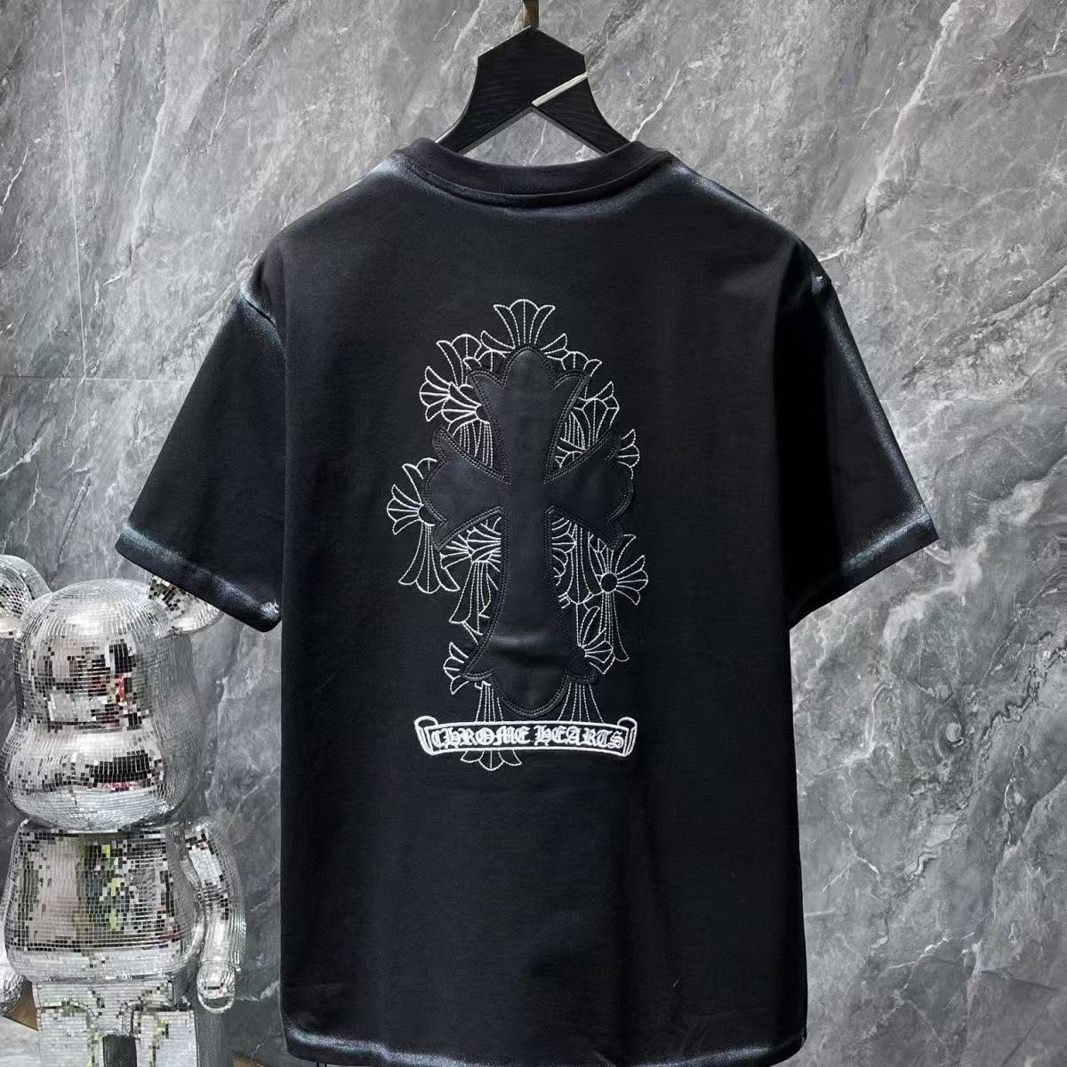 Chrome Hearts Classic Crewneck T-Shirt in Black/White