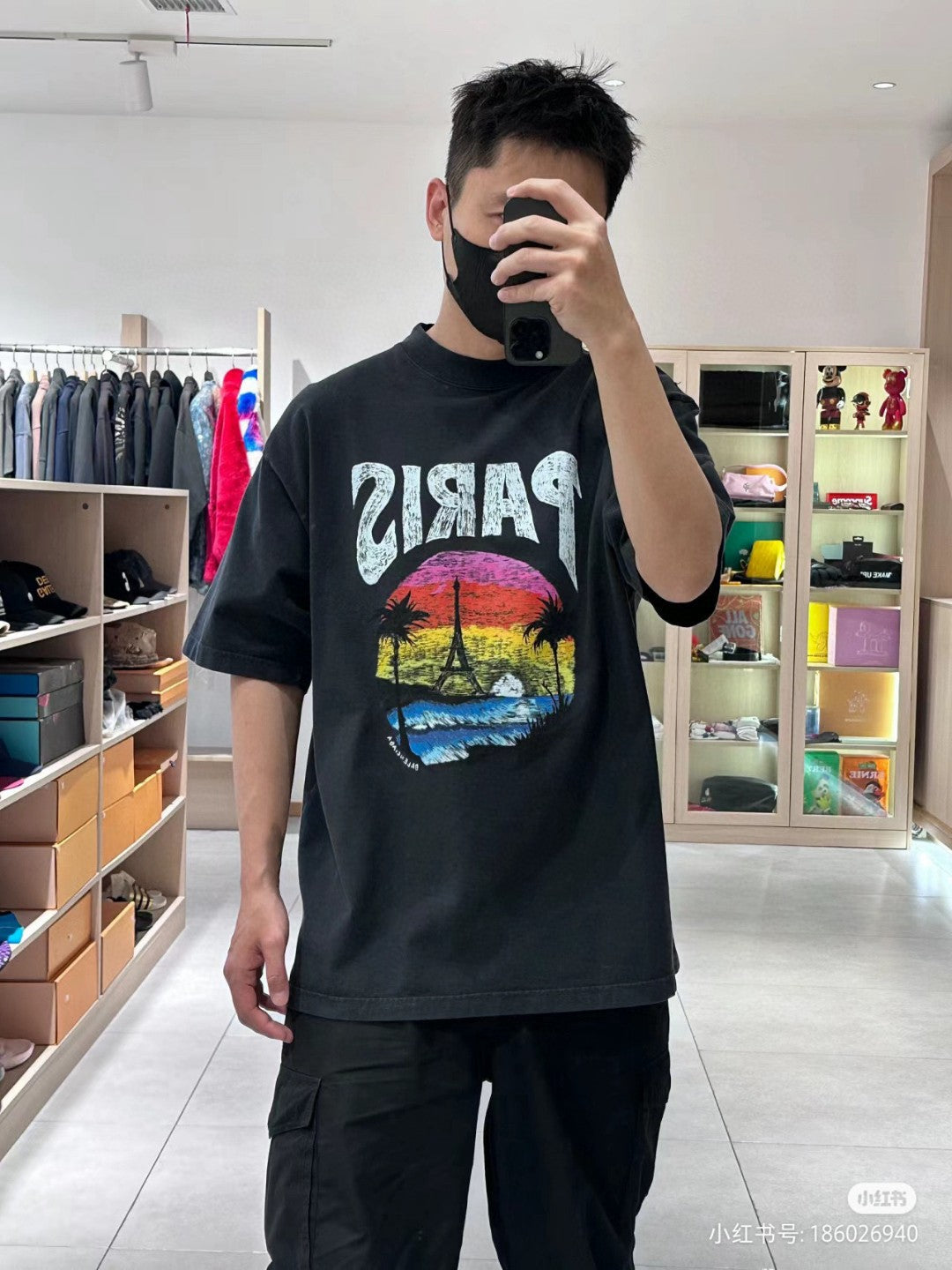 Balenciaga T-Shirt - Paris Graphic - Phantom Kicks