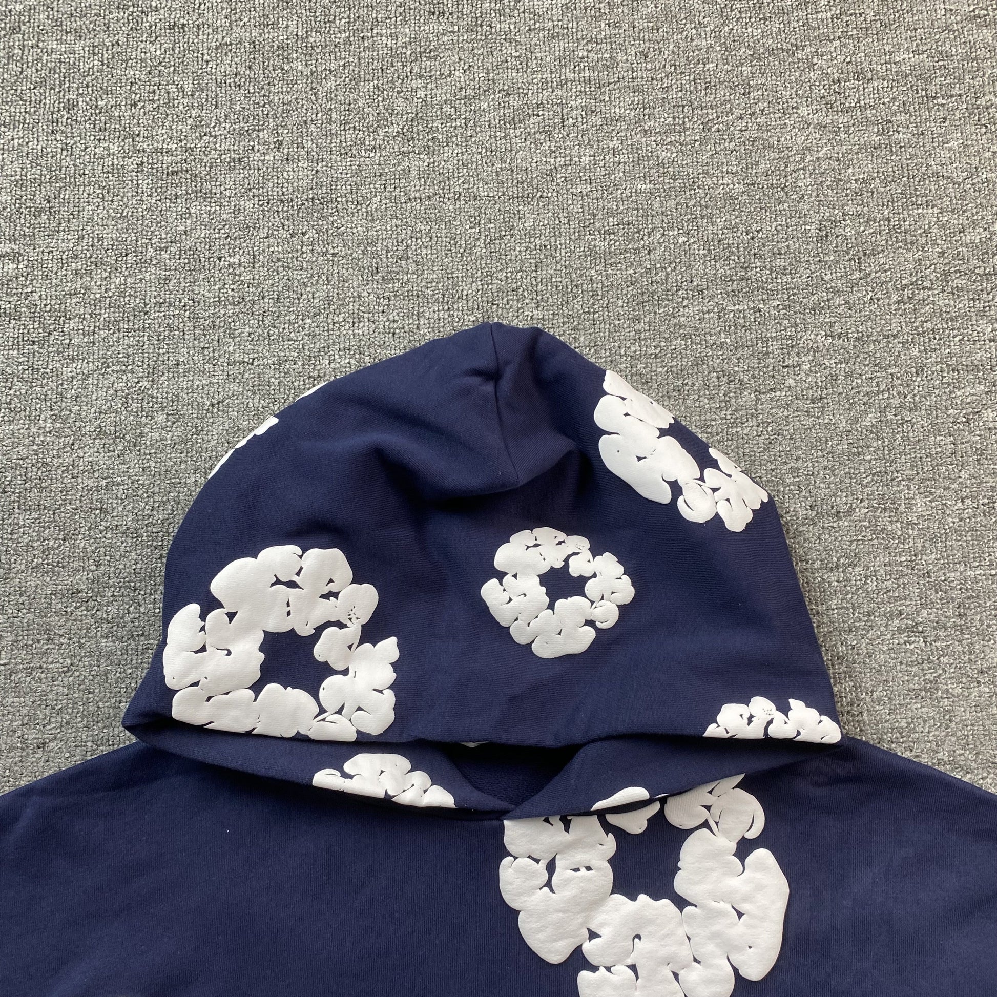 DENIM TEARS COTTON WREATH HOODIE NAVY - Phantom Kicks