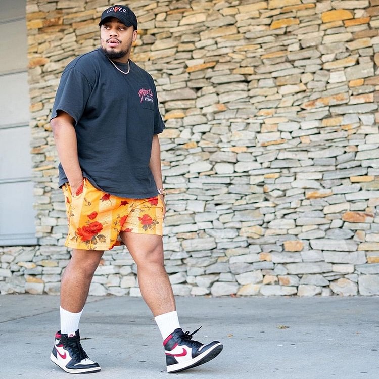 EE Mesh Short Red Rose-Yellow - Phantom Kicks