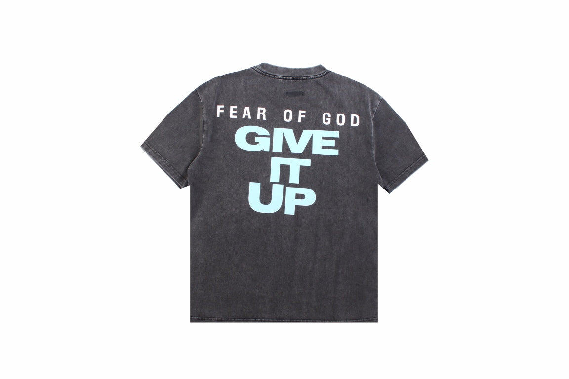 Fear of God T-Shirt with 'Give It Up' Text - Phantom Kicks