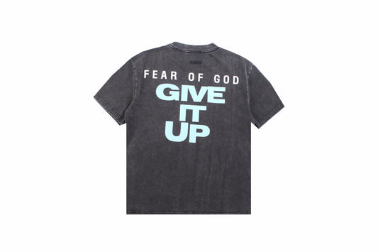 Fear of God T-Shirt with 'Give It Up' Text - Phantom Kicks