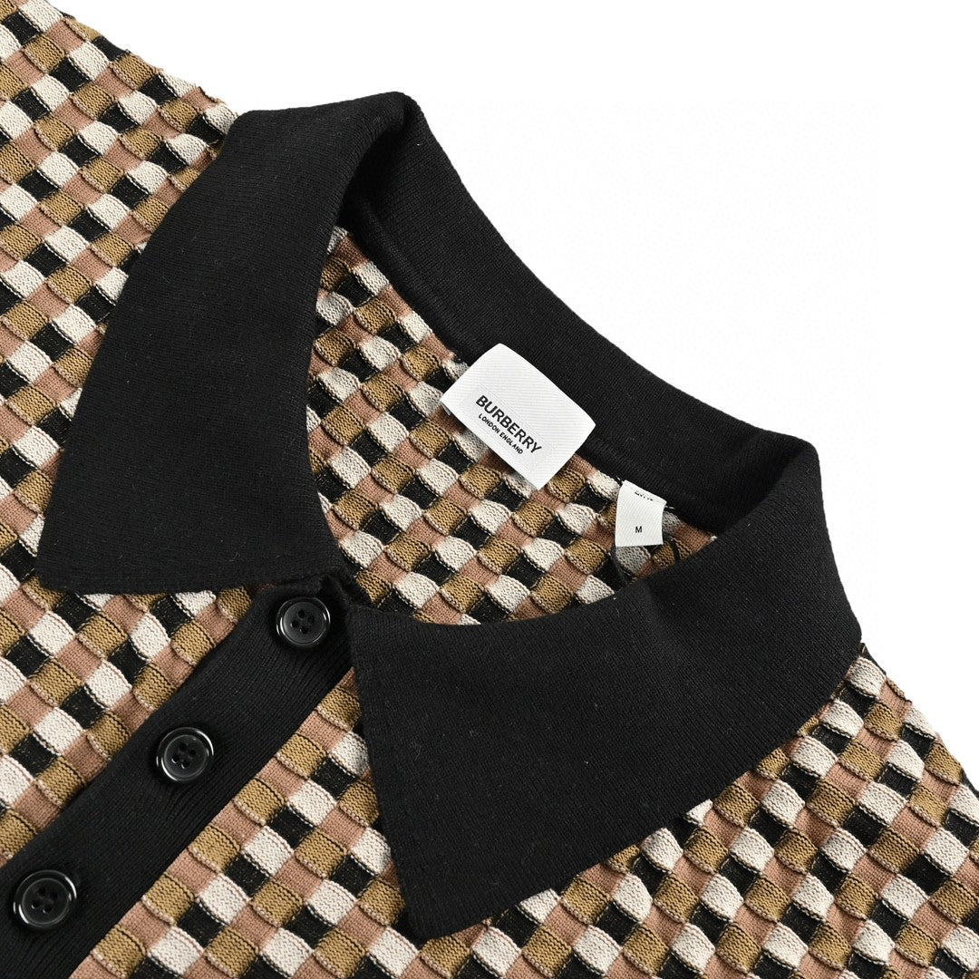 Burberry Checkered Polo Shirt - Phantom Kicks