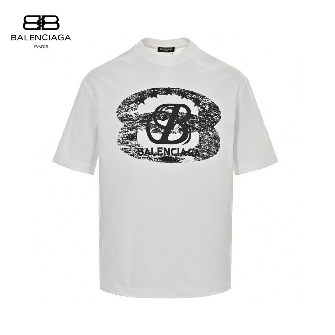 Balenciaga T-Shirt - Distressed Logo - Phantom Kicks