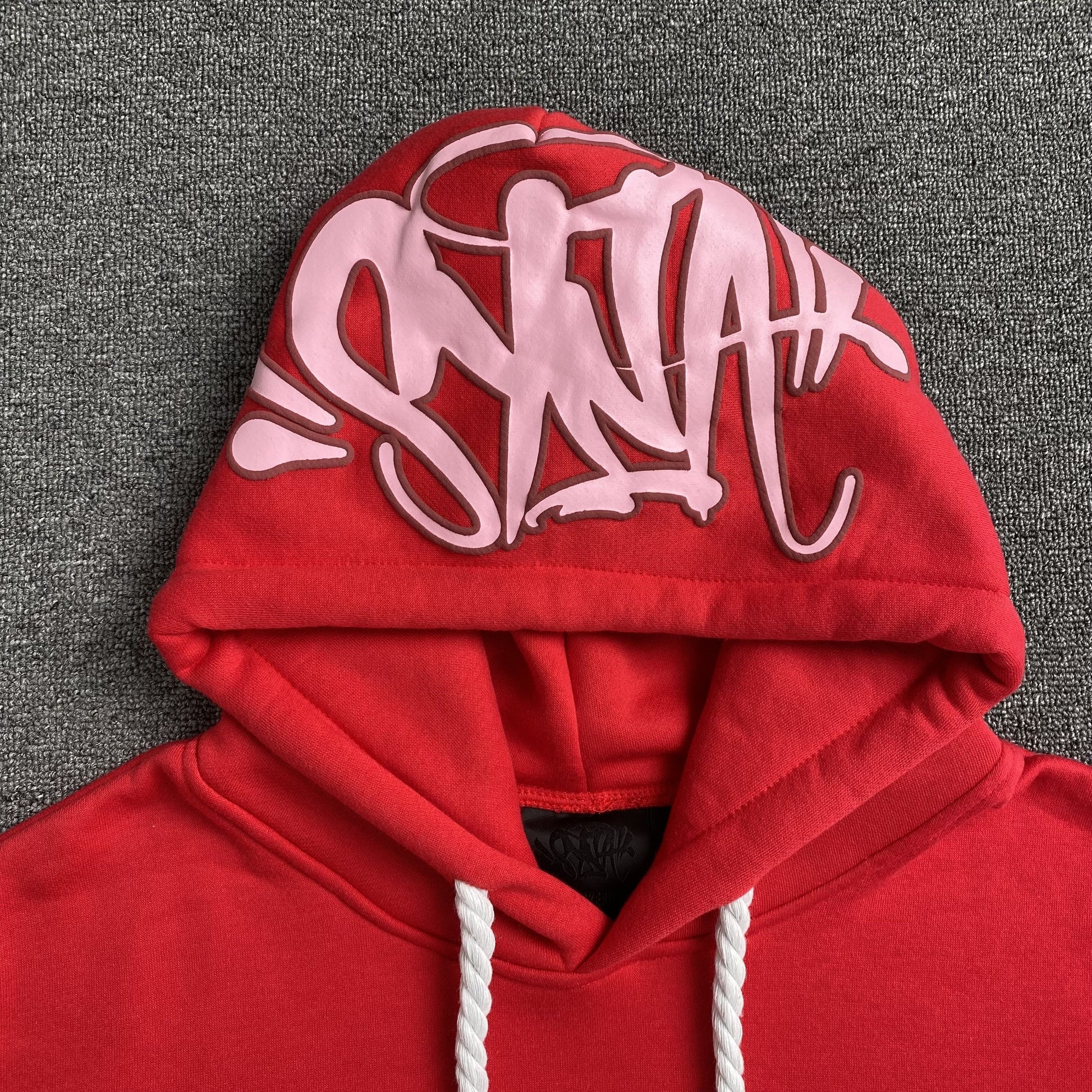SYNA WORLD HOOD LOGO HOODIE RED - Phantom Kicks