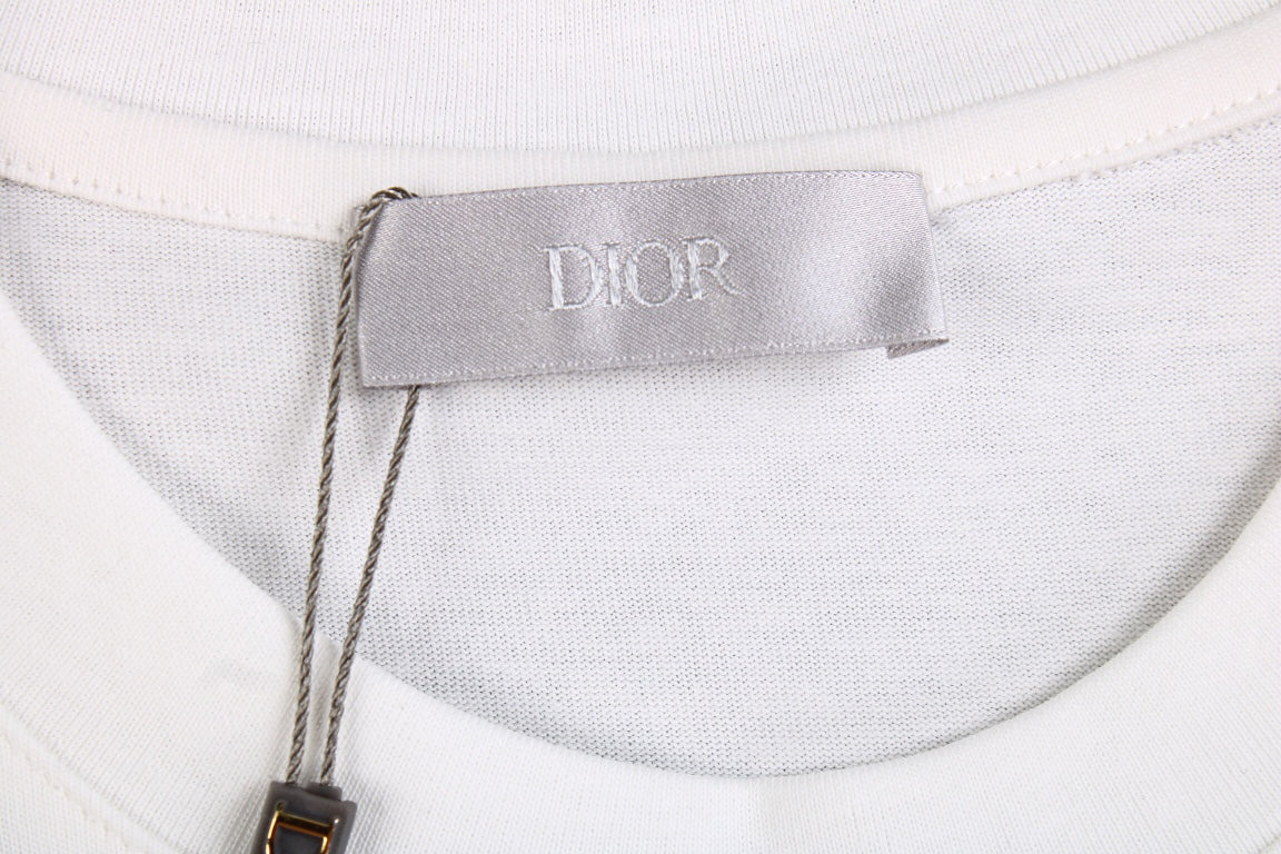 Dior Double D Logo T-Shirt (White) - Phantom Kicks