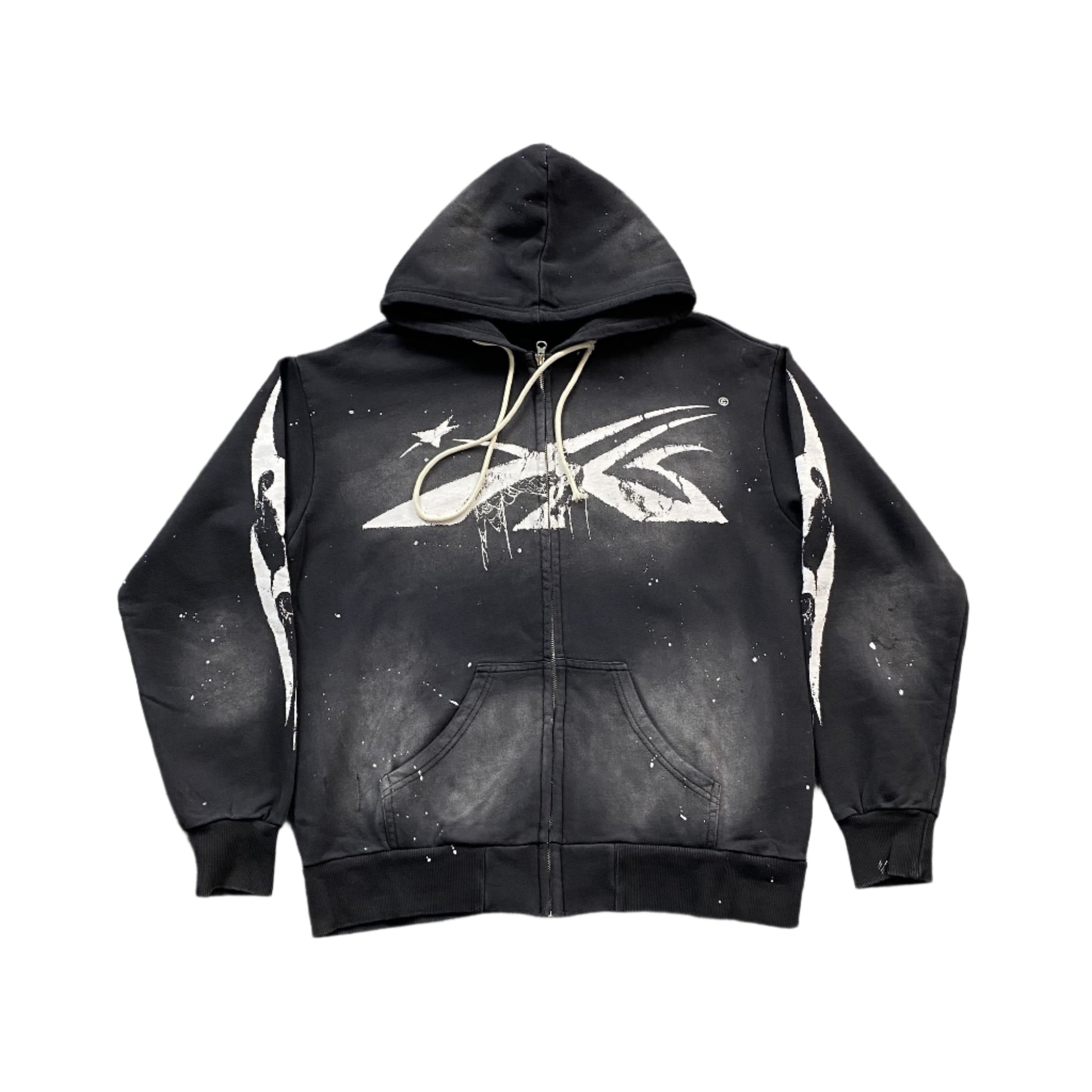 Hellstar "Sports" Black Zip Hoodie - Phantom Kicks
