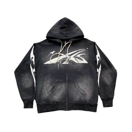 Hellstar "Sports" Black Zip Hoodie - Phantom Kicks