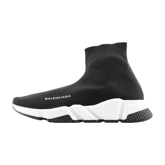BALENCIAGA SPEED TRAINER x BLACK WHITE BLACK - Phantom Kicks