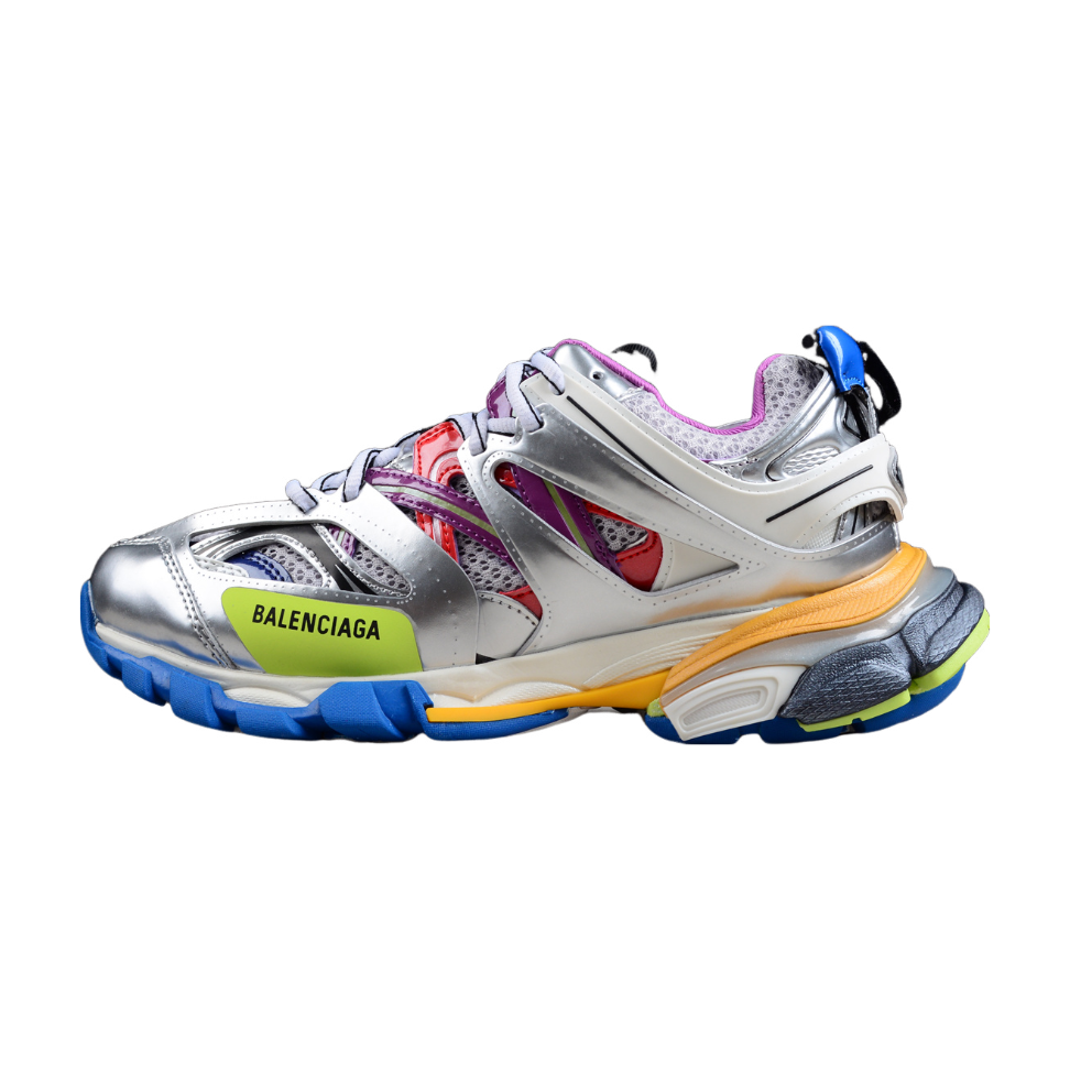 BALENCIAGA TRACK x LEATHER FREE WHITE SILVER MULTI - Phantom Kicks