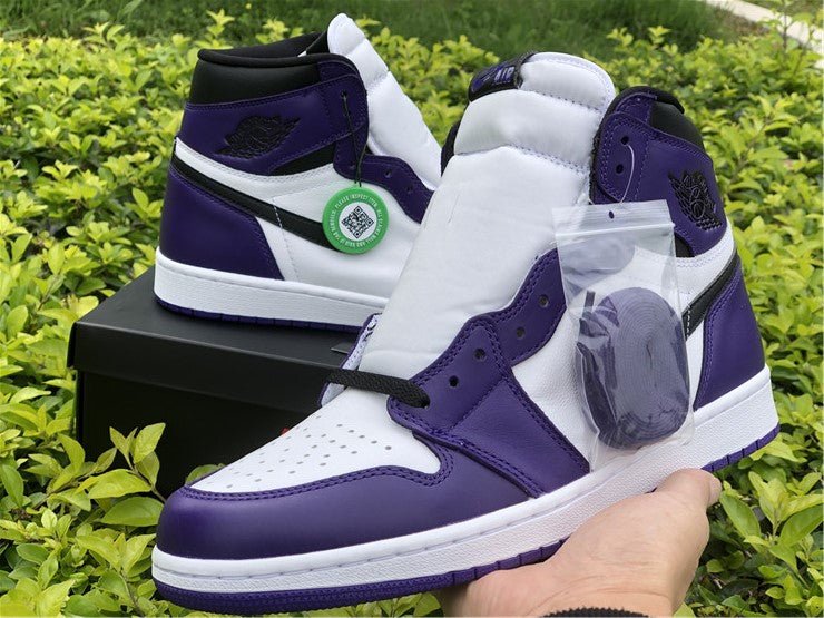 JORDAN 1 HIGH x COURT PURPLE WHITE - Phantom Kicks