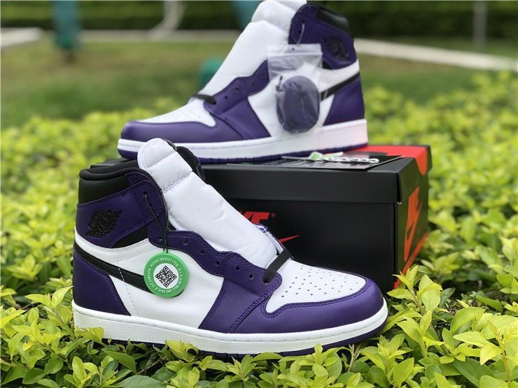 JORDAN 1 HIGH x COURT PURPLE WHITE - Phantom Kicks
