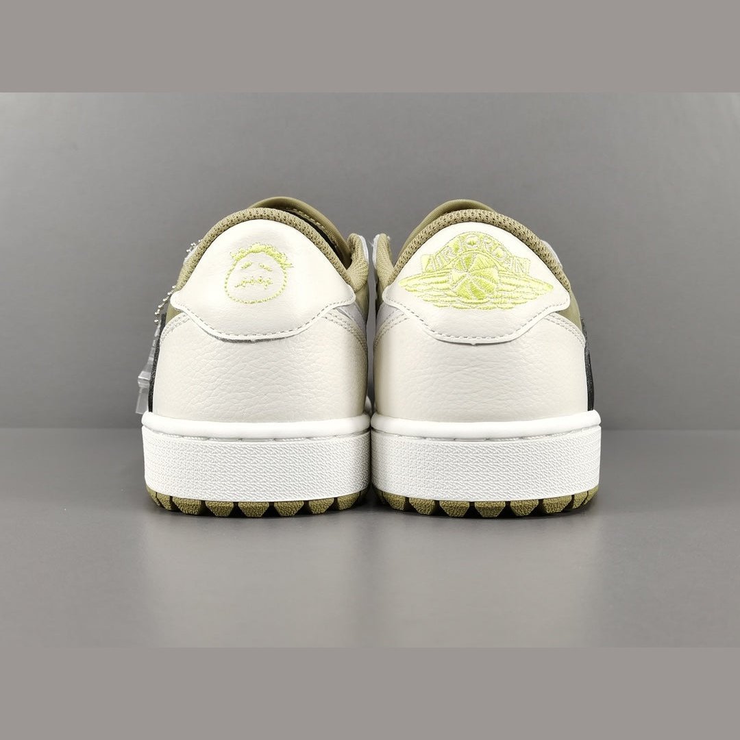 JORDAN 1 LOW GOLF x TRAVIS SCOTT NEUTRAL OLIVE - Phantom Kicks